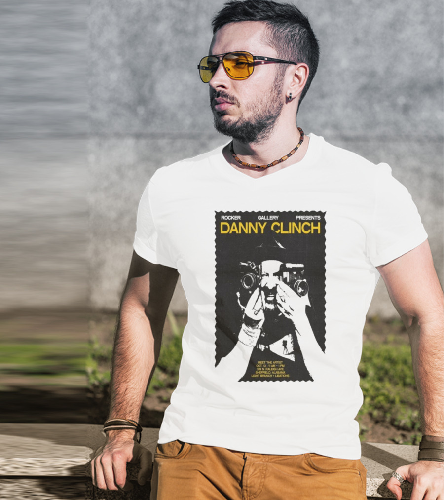 Danny Clinch Meet The Artist Event October 12 2025 Sheffield Alabama 319 N Raleigh Ave Light Brunch And Libations T-Shirt