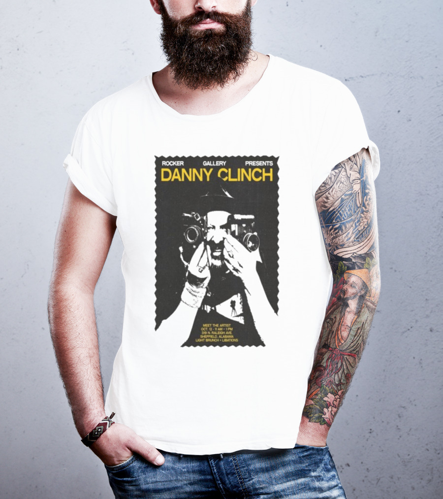 Danny Clinch Meet The Artist Event October 12 2025 Sheffield Alabama 319 N Raleigh Ave Light Brunch And Libations T-Shirt