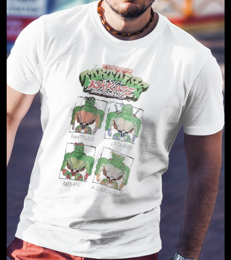Super Tortoise Karate Donatello Leonardo Raphael Michelangelo T-Shirt