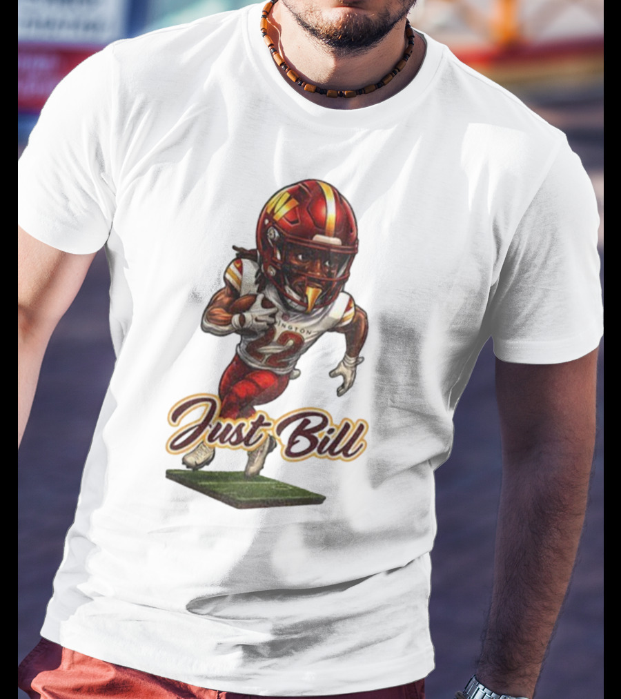 Just Bill Jacory Croskey-Merritt Washington NFL Football Player T-Shirt
