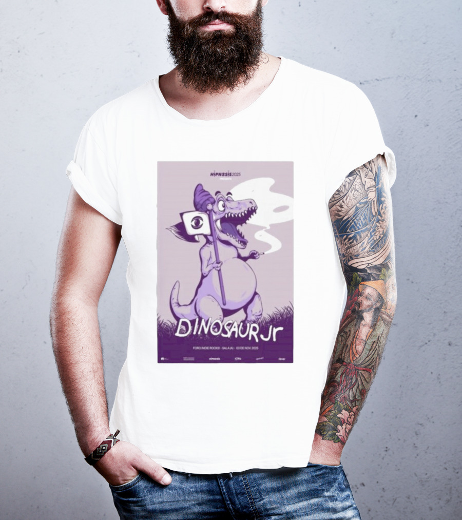 Dinosaur Jr. Hipnosis 2025 Mexico City Nov 3 Foro Indie Rocks T-Shirt