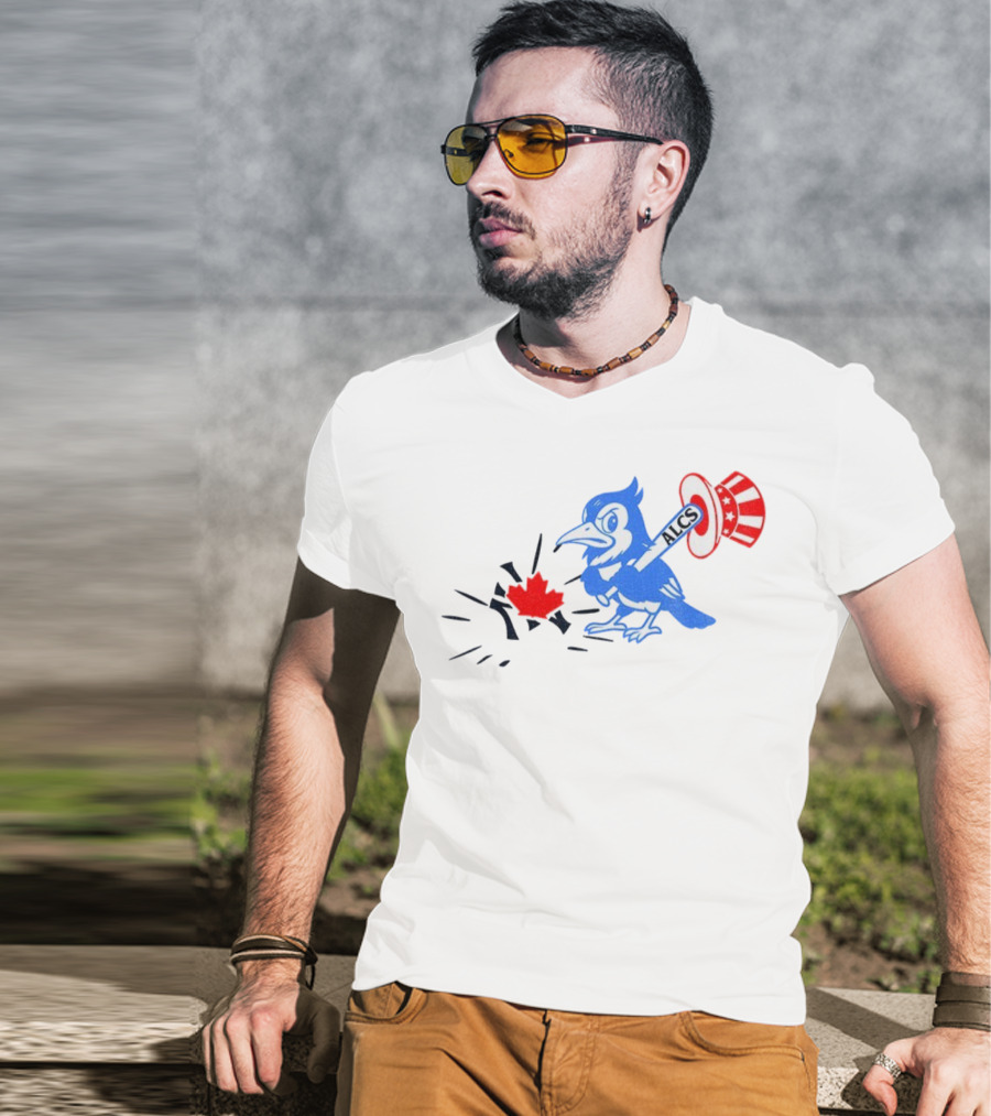 Toronto Blue Jay ALCS Victory New York Yankees Defeated With Maple Leaf Impact T-Shirt