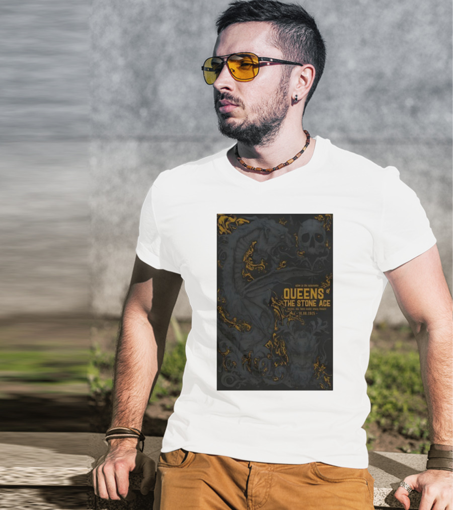 Queens Of The Stone Age Concert Boch Center Wang Theatre Boston Oct 08 2025 T-Shirt