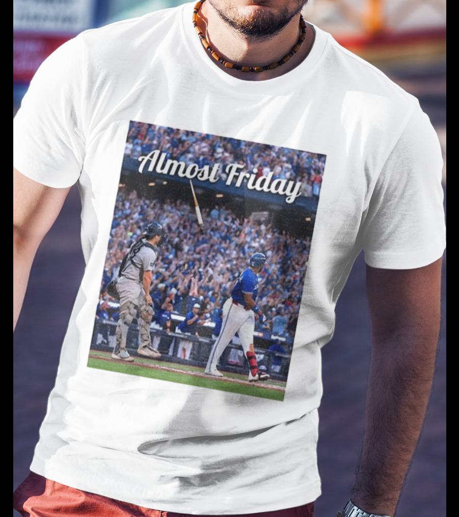 Toronto Blue Jays New York Yankees Almost Friday MLB Baseball Action T-Shirt