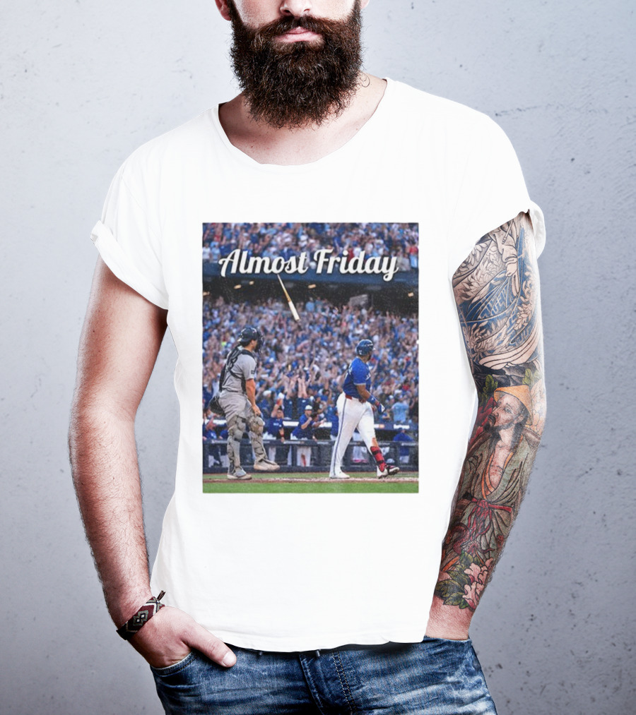 Toronto Blue Jays New York Yankees Almost Friday MLB Baseball Action T-Shirt