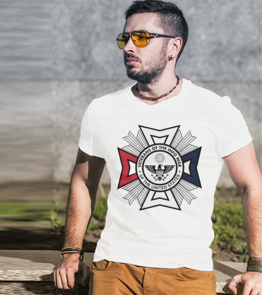 Veterans Of The Info War Emblem United States Insignia T-Shirt