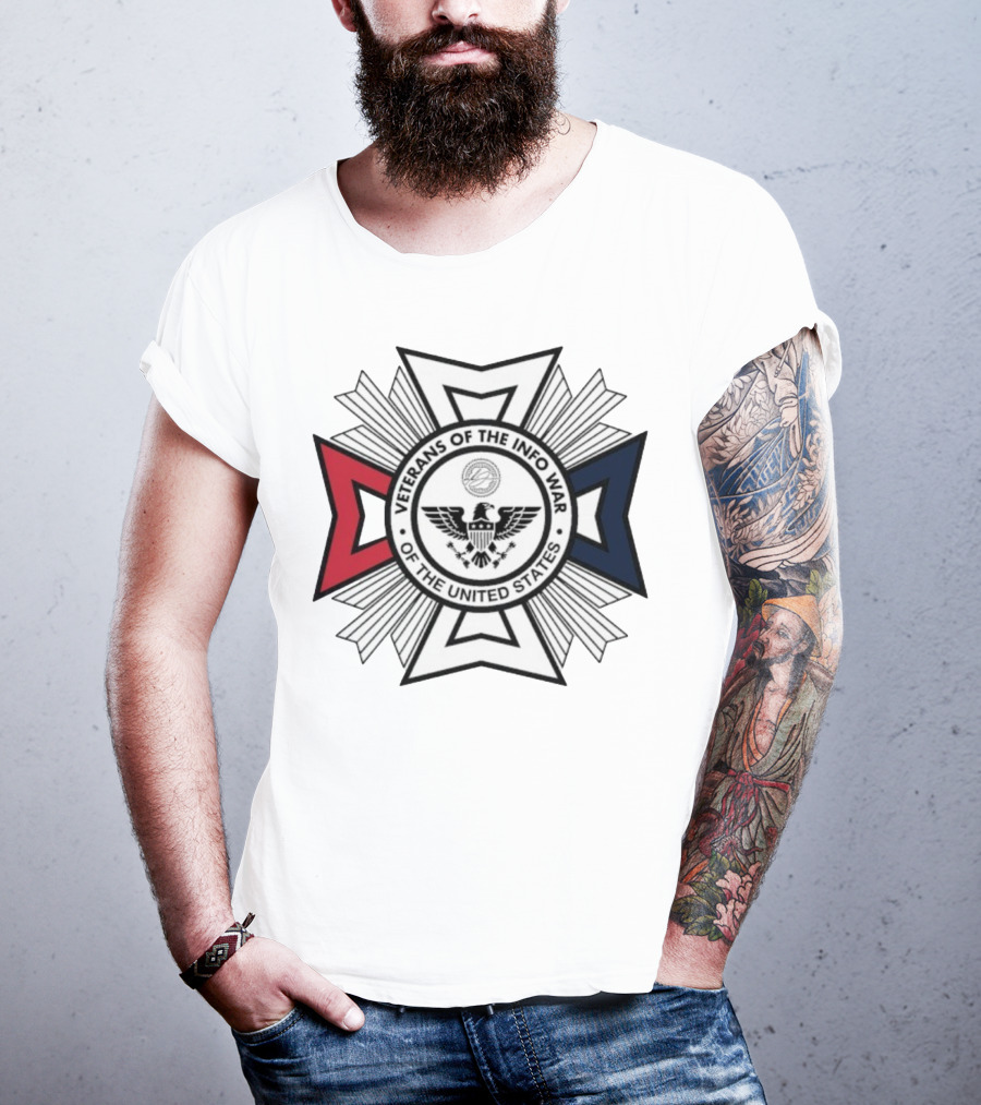 Veterans Of The Info War Emblem United States Insignia T-Shirt