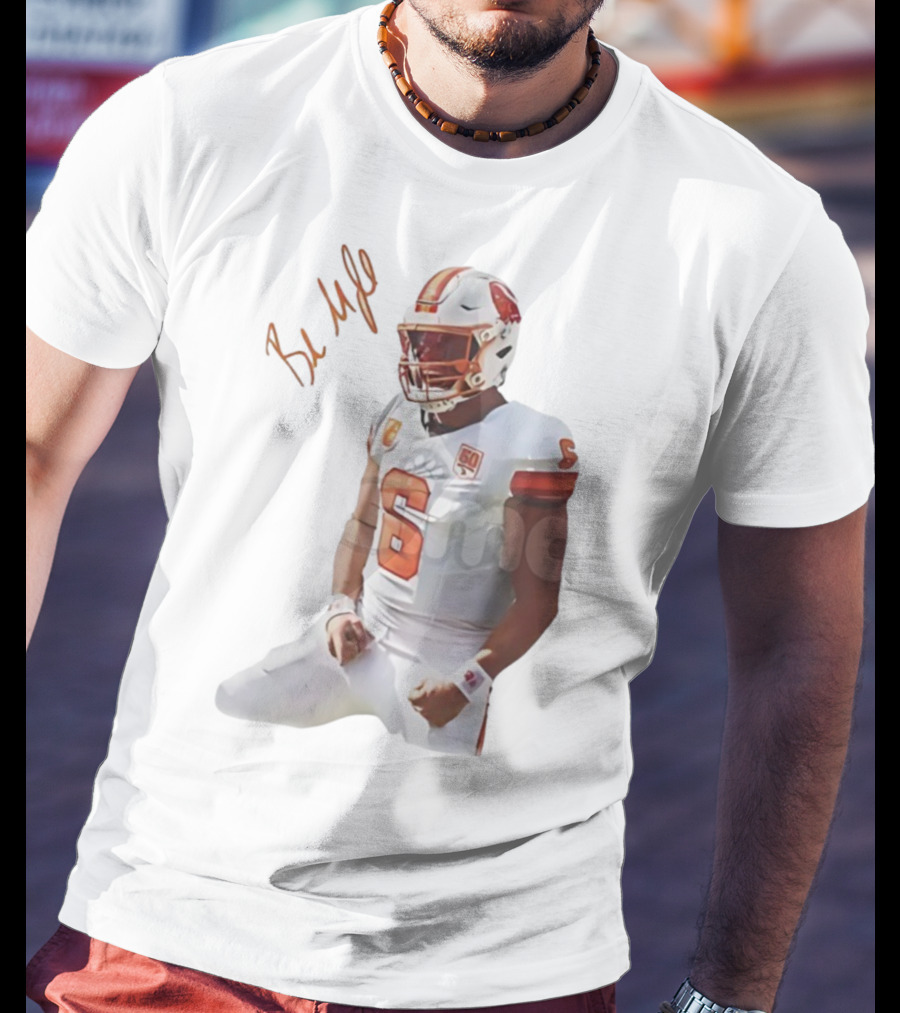 Baker Mayfield Signature Tampa Bay Buccaneers NFL Quarterback Number 6 T-Shirt