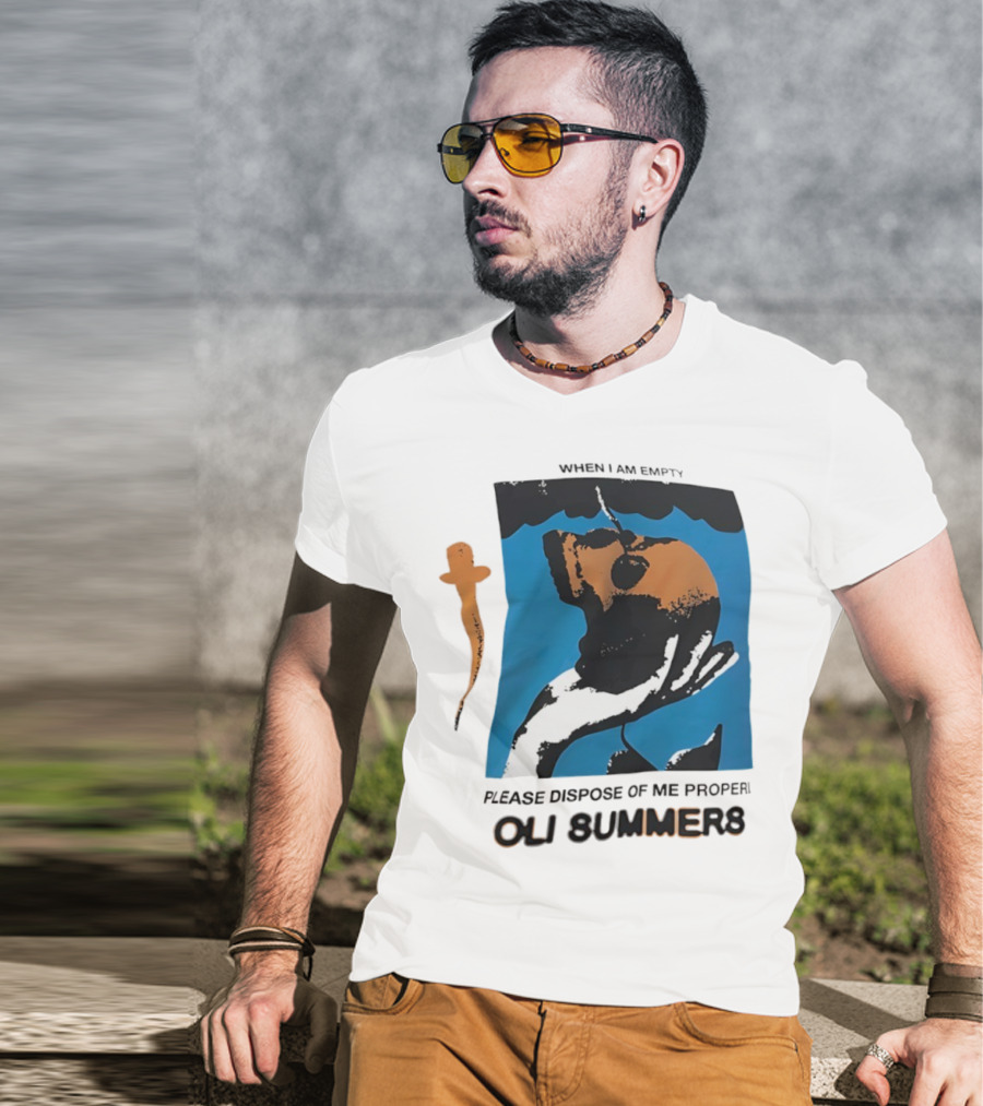 Oli Summers When I Am Empty Please Dispose Of Me Properly T-Shirt