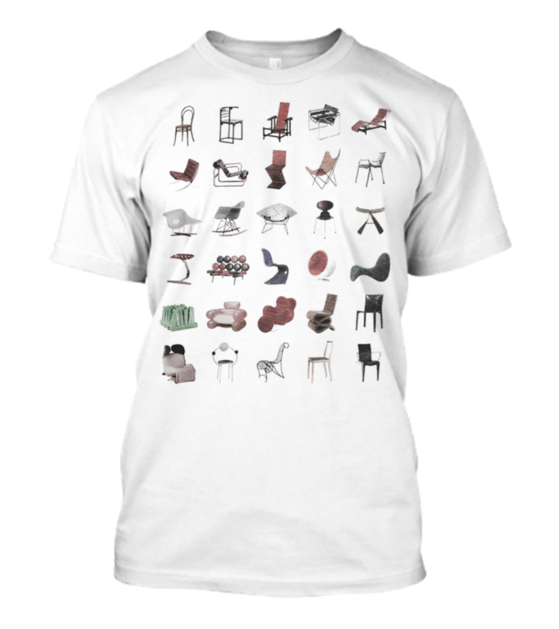 Vitra Museum Iconic Chair Collection T-Shirt