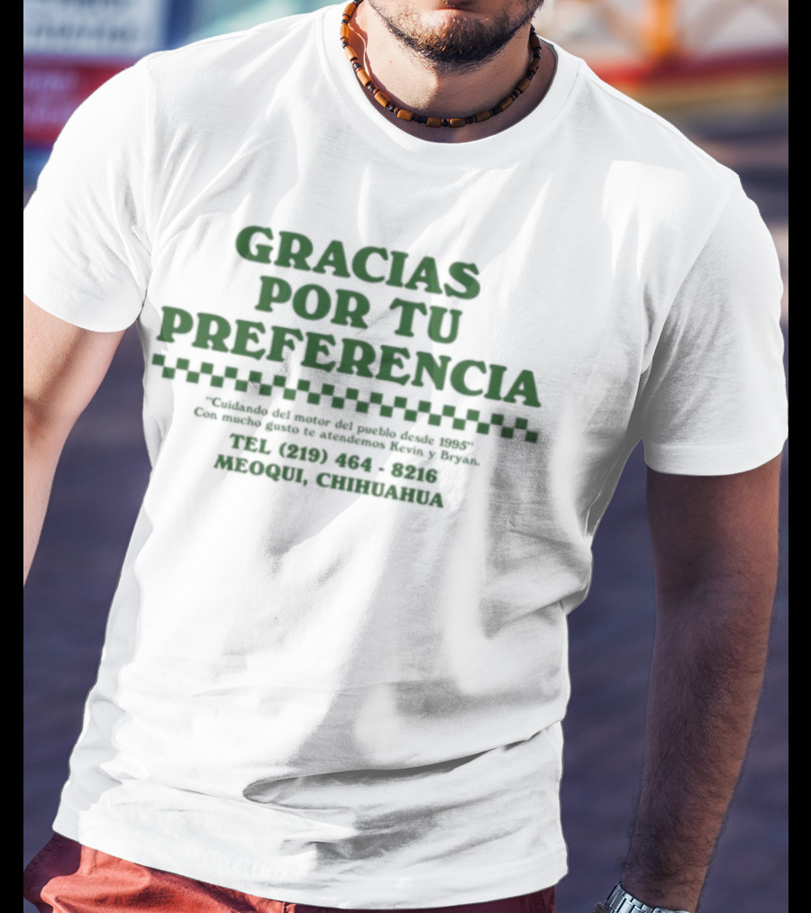 Kevin Kaarl Taller Mecanico Gracias Por Tu Preferencia Chihuahua T-Shirt