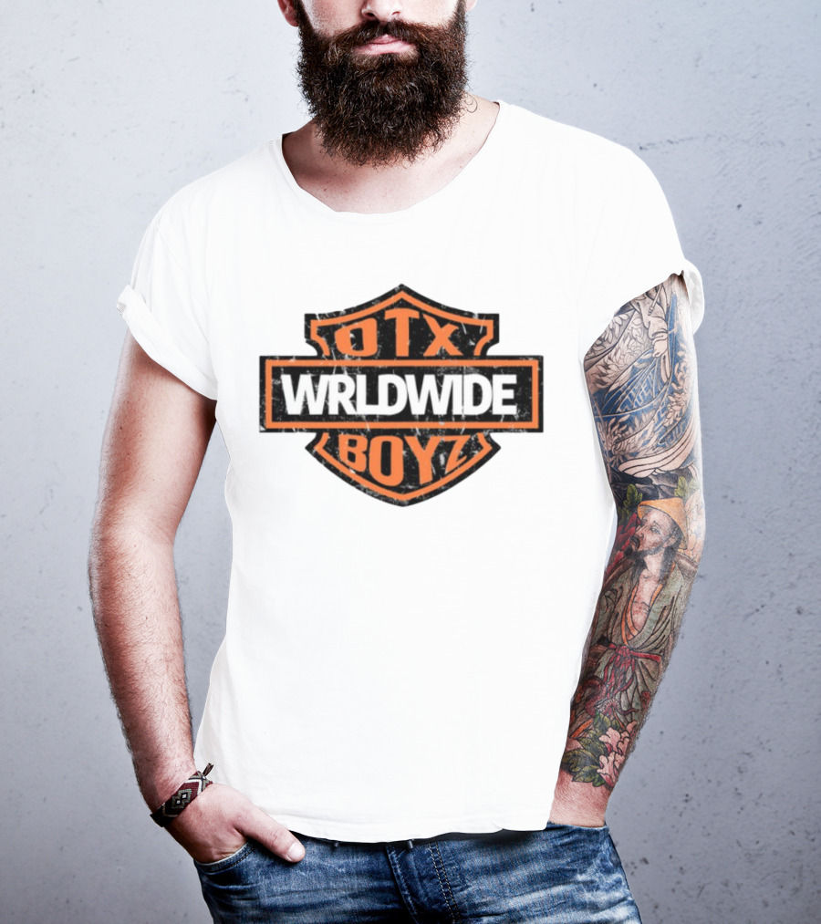 Otxboyz Wrldwide Grunge Badge Style T-Shirt