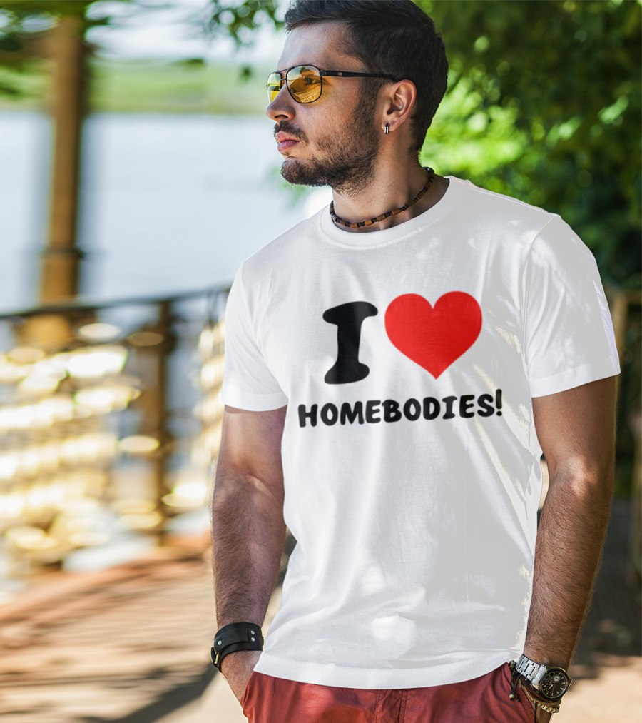 Slidesnvibes I Love Homebodies Cozy Vibes T-Shirt