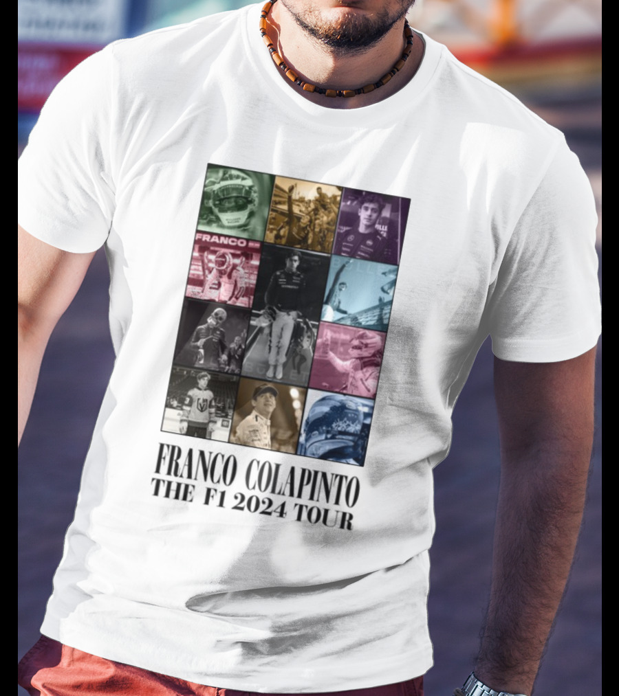 Franco Colapinto Bullet Racing F1 2024 Tour T-Shirt