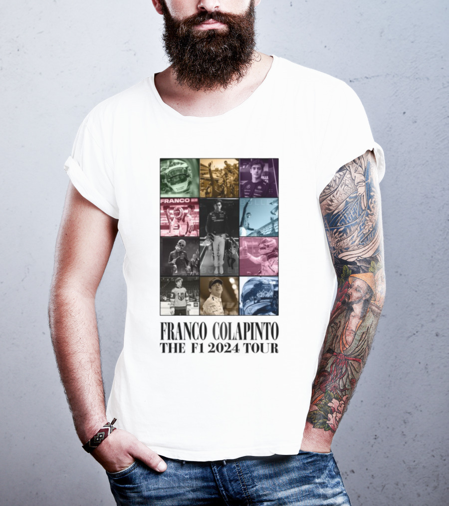 Franco Colapinto Bullet Racing F1 2024 Tour T-Shirt