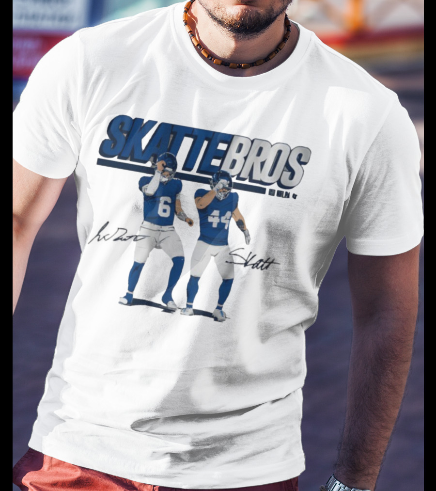 Skattebros Signature Jaxson Dart Cam Skattebo Football Players T-Shirt