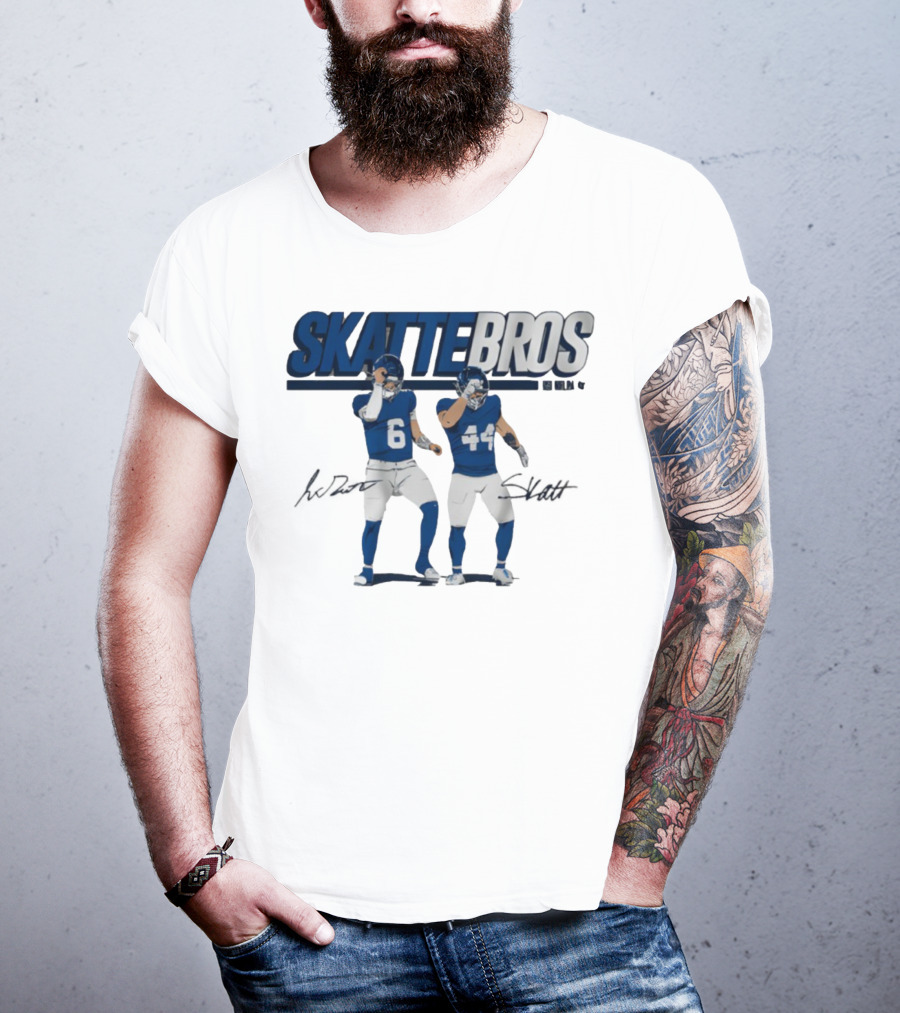 Skattebros Signature Jaxson Dart Cam Skattebo Football Players T-Shirt