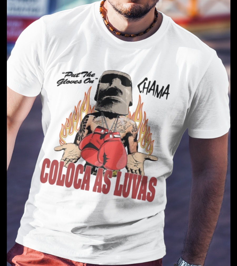 "Coloca As Luvas Put The Gloves On Flame Boxing" T-Shirt