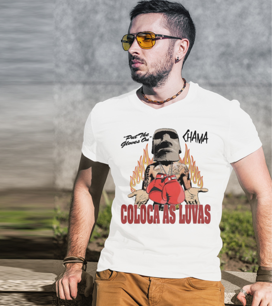 "Coloca As Luvas Put The Gloves On Flame Boxing" T-Shirt