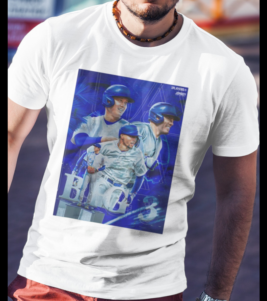 LA Big 3 IPlayers Jomboy Baseball Theme T-Shirt