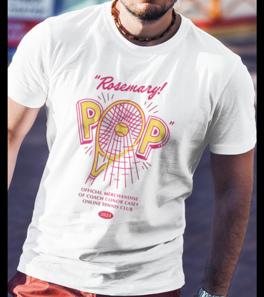 "Bremery Pop Tennis Racket Official Merch 2024 Online Tennis Club" T-Shirt