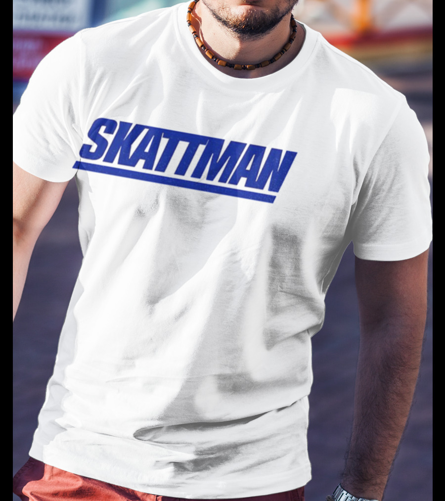 SKATTMAN Cam Skattebo New York Giants Team Spirit T-Shirt