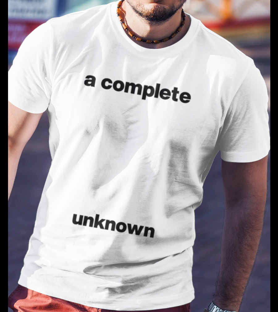 Timothée Chalamet A Complete Unknown Monochrome Style T-Shirt