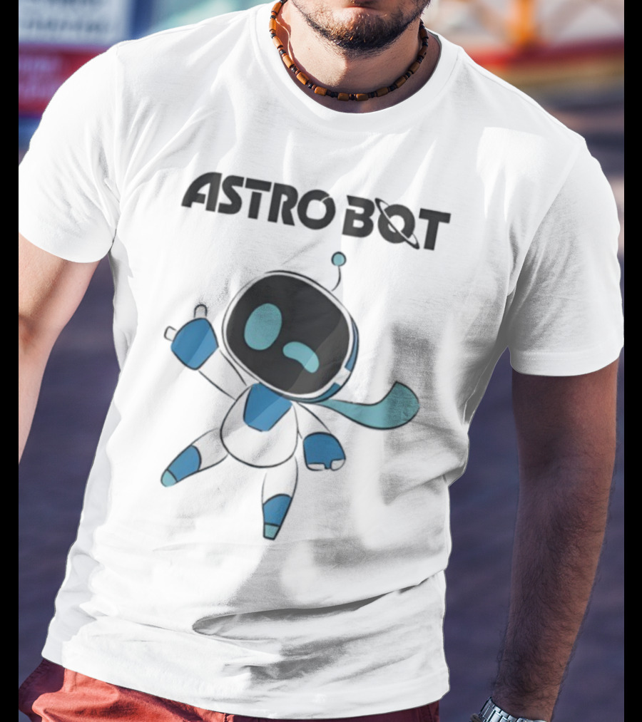 Astro Bot Robot Cartoon Character 2025 T-Shirt