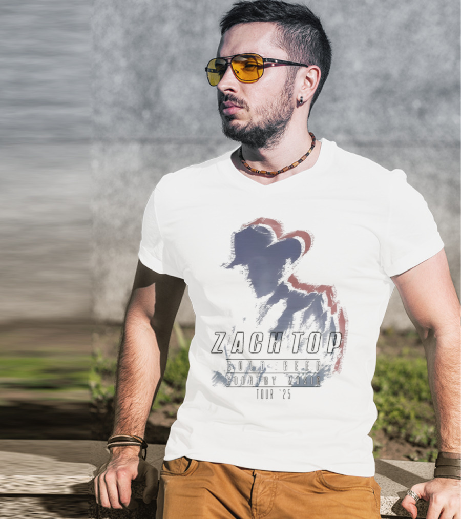 Zach Top Double Zach Hat Outline 1995 T-Shirt