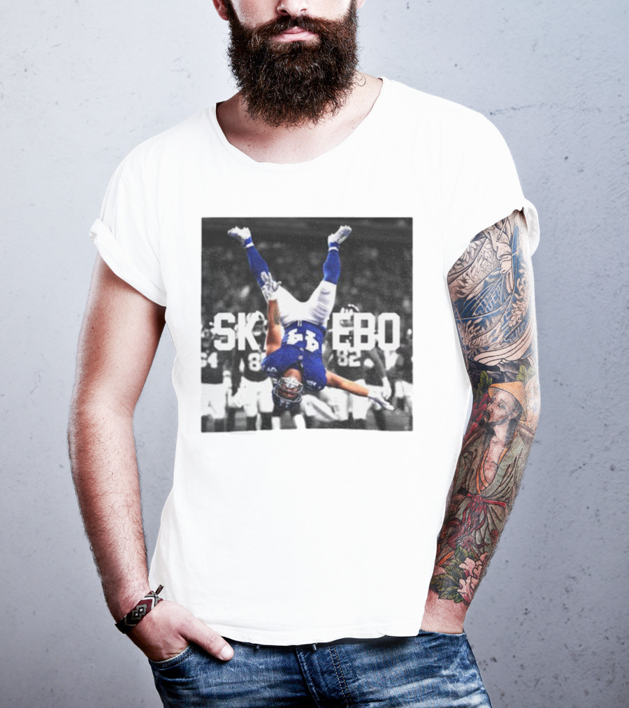 Cam Skattebo Backflip New York Giants NFL Football 2025 T-Shirt