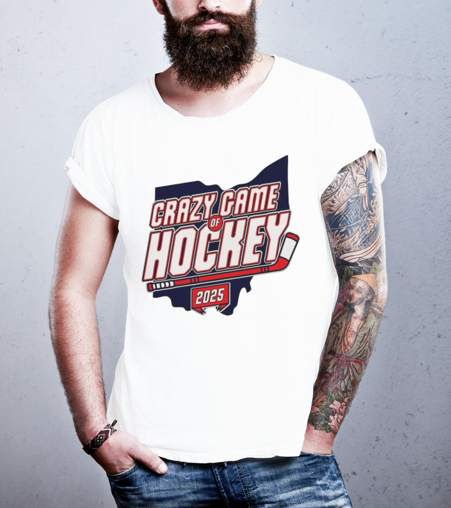 Crazy Game Of Hockey 2025 T-Shirt