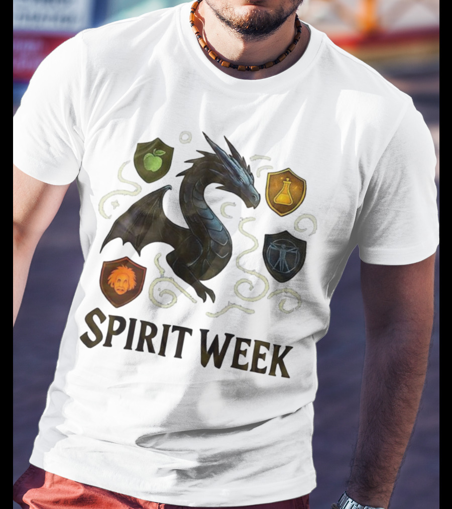 Dragon Shield Icons Spirit Week Design T-Shirt