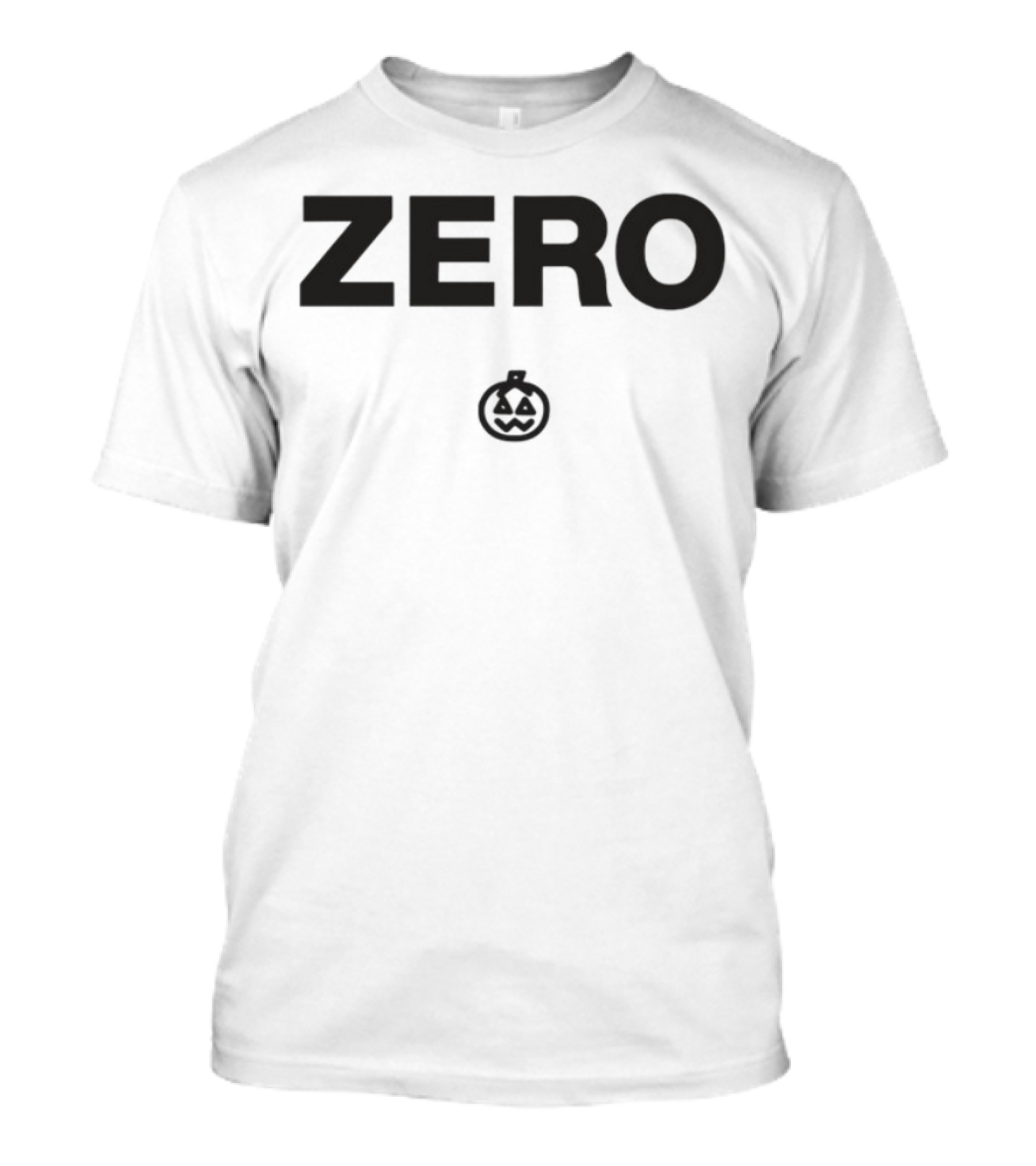 Smashing Pumpkins ZERO With Iconic Pumpkin Logo T-Shirt