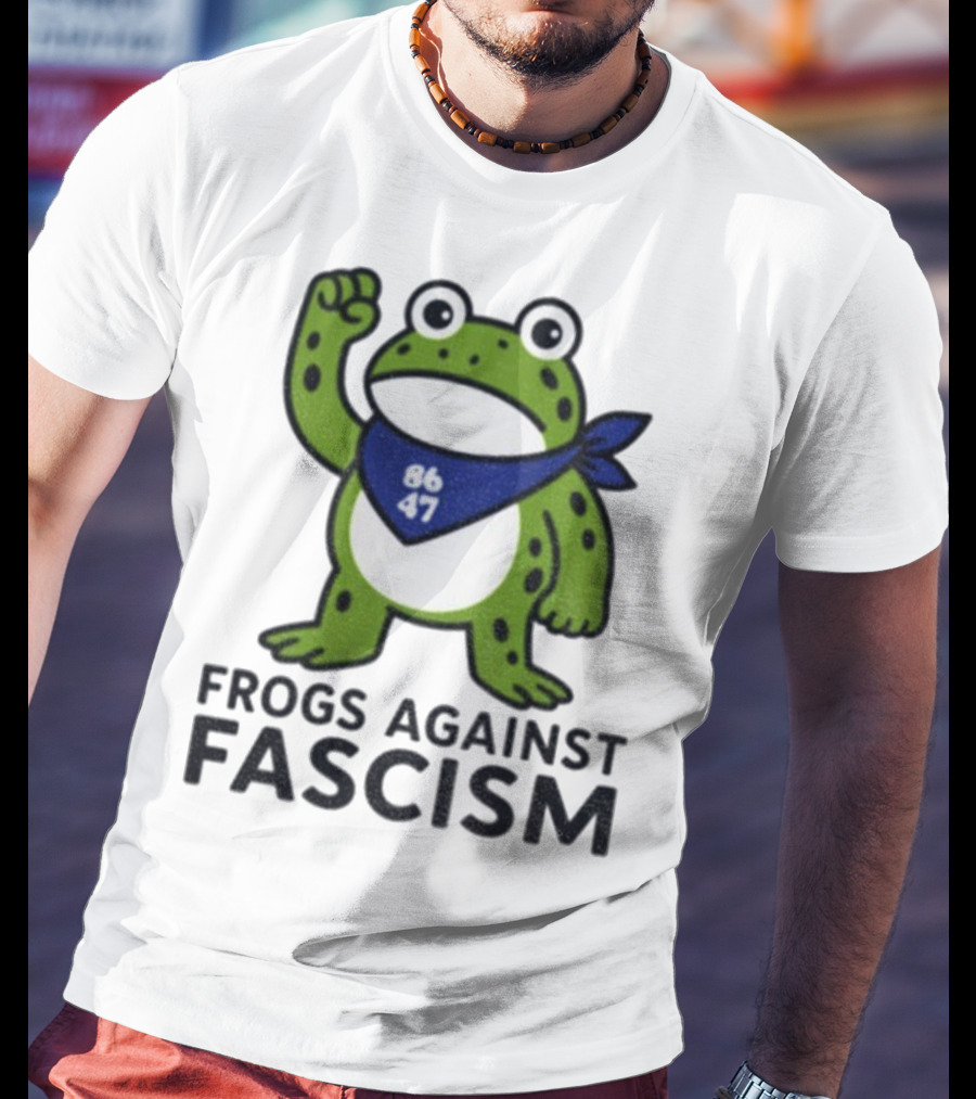Frogs Against Fascism 86 47 Peaceful Protest Image T-Shirt