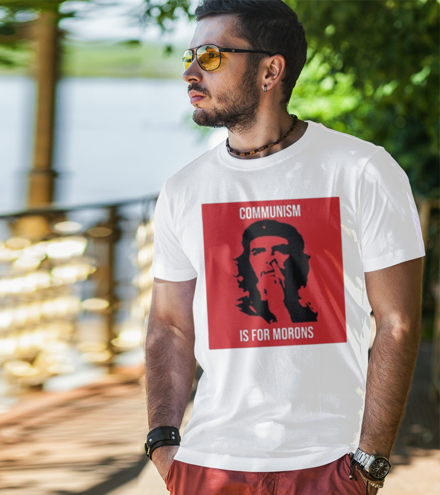 Communism Is For Morons Che Guevara Red T-Shirt