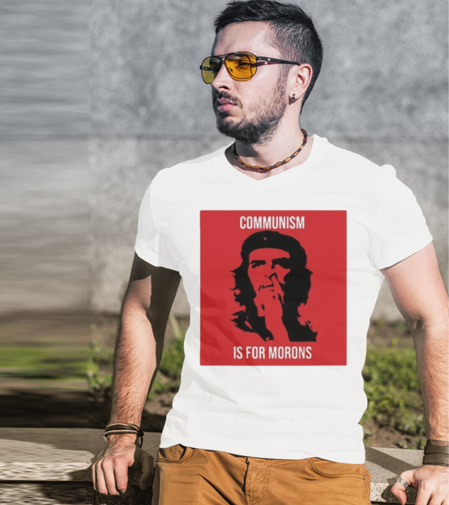 Communism Is For Morons Che Guevara Red T-Shirt