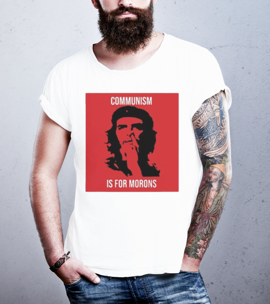 Communism Is For Morons Che Guevara Red T-Shirt