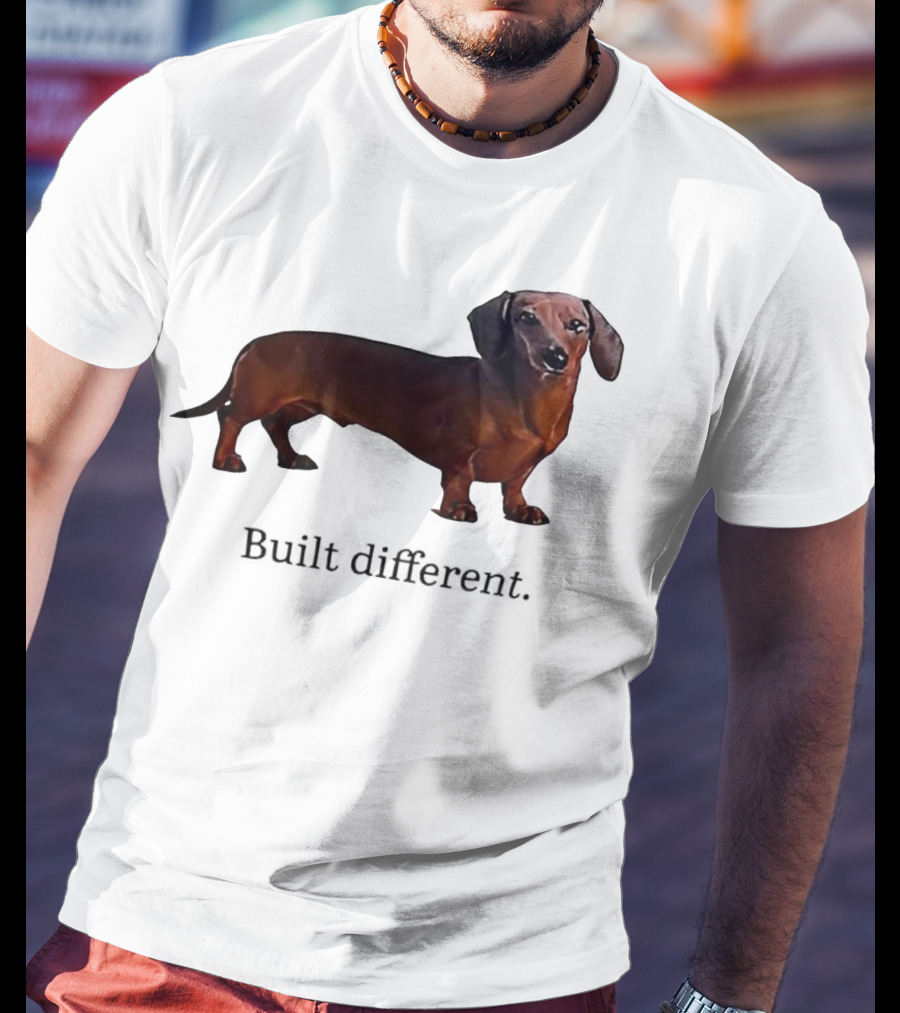 Dachshund Built Different T-Shirt