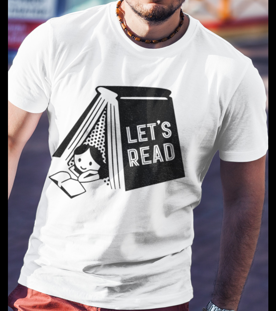 Derek Luh Let’s Read 2025 Book Tent Design T-Shirt