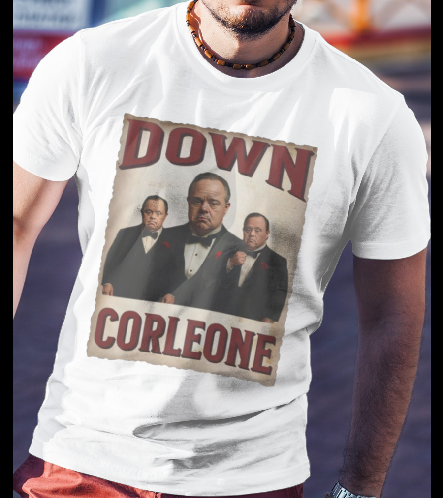 Down Corleone Funny Mafia Parody T-Shirt