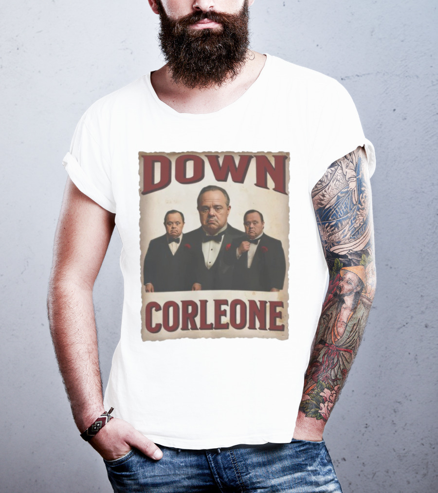 Down Corleone Funny Mafia Parody T-Shirt