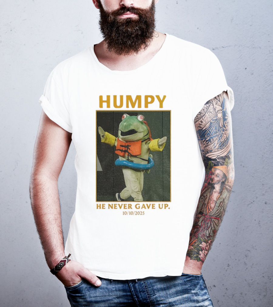 Humpy Salmon He Never Gave Up Seattle Mariners MLB Baseball 10 10 2025 T-Shirt