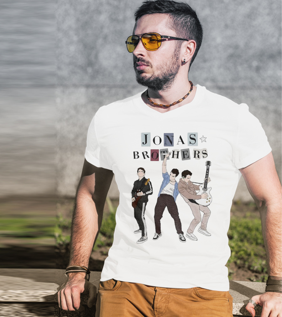 Jonas Brothers 20th Anniversary Tour Era Vintage Style T-Shirt