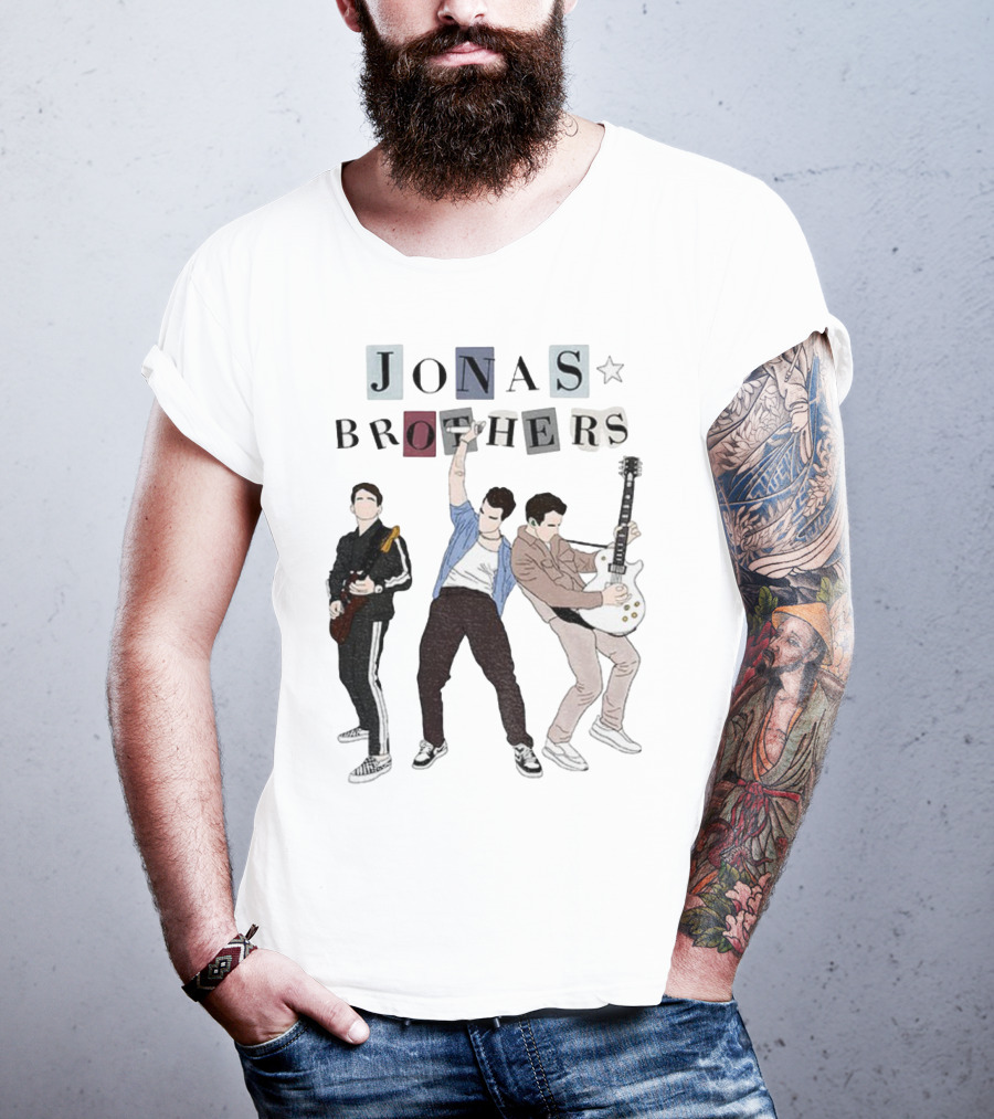 Jonas Brothers 20th Anniversary Tour Era Vintage Style T-Shirt