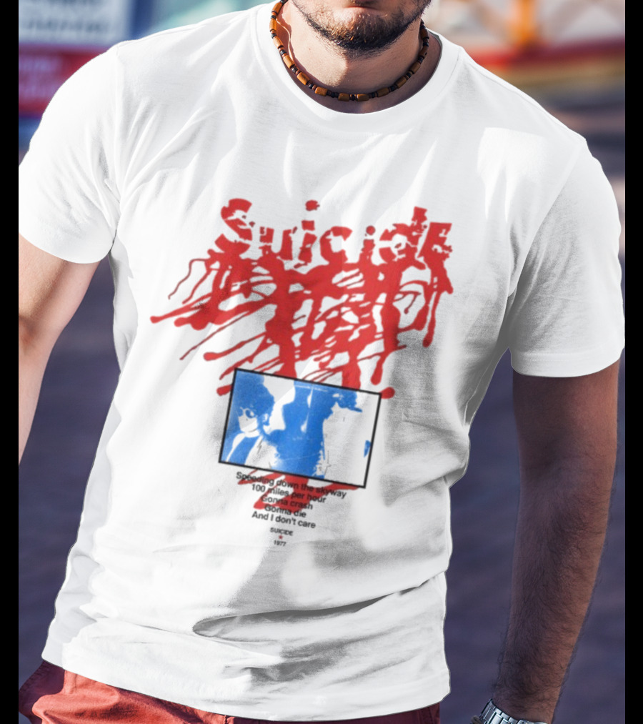 Suicide USA Rocket 1977 Speeding Down Skyway 100 Miles Per Hour Gonna Crash T-Shirt