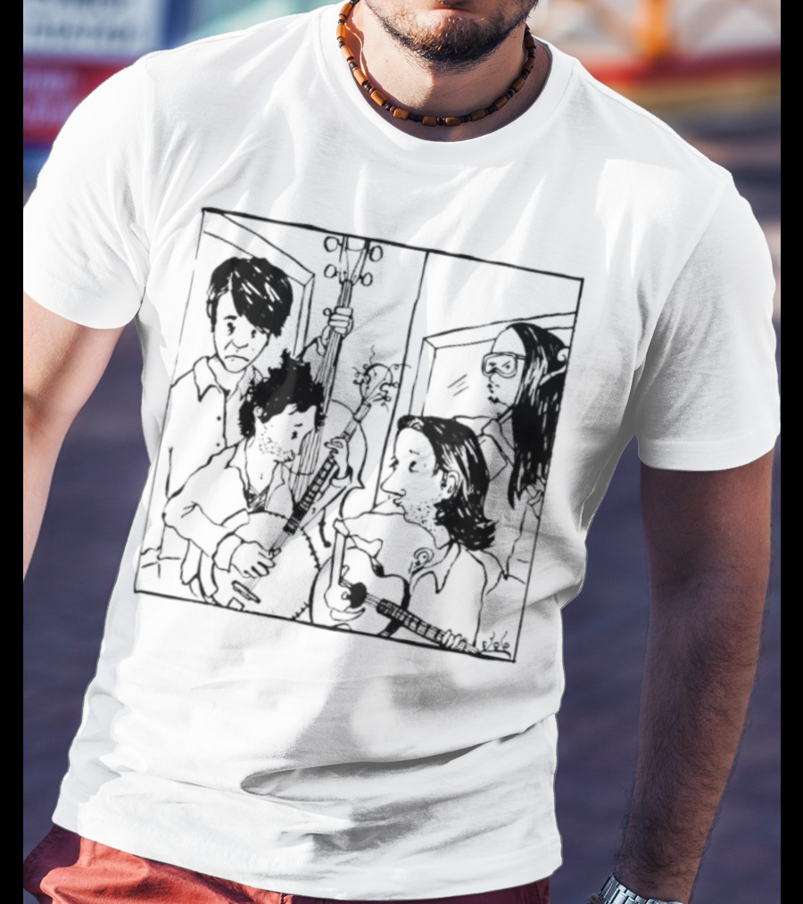 The Avett Brothers Seth Sketch Portrait T-Shirt