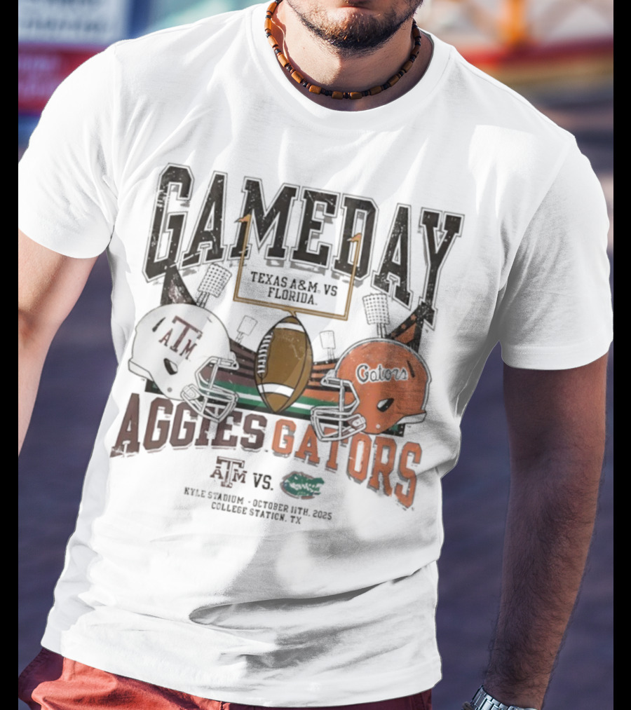 Gameday Texas A&M Aggies Vs Florida Gators Kyle Field November 5 2022 College Station TX T-Shirt