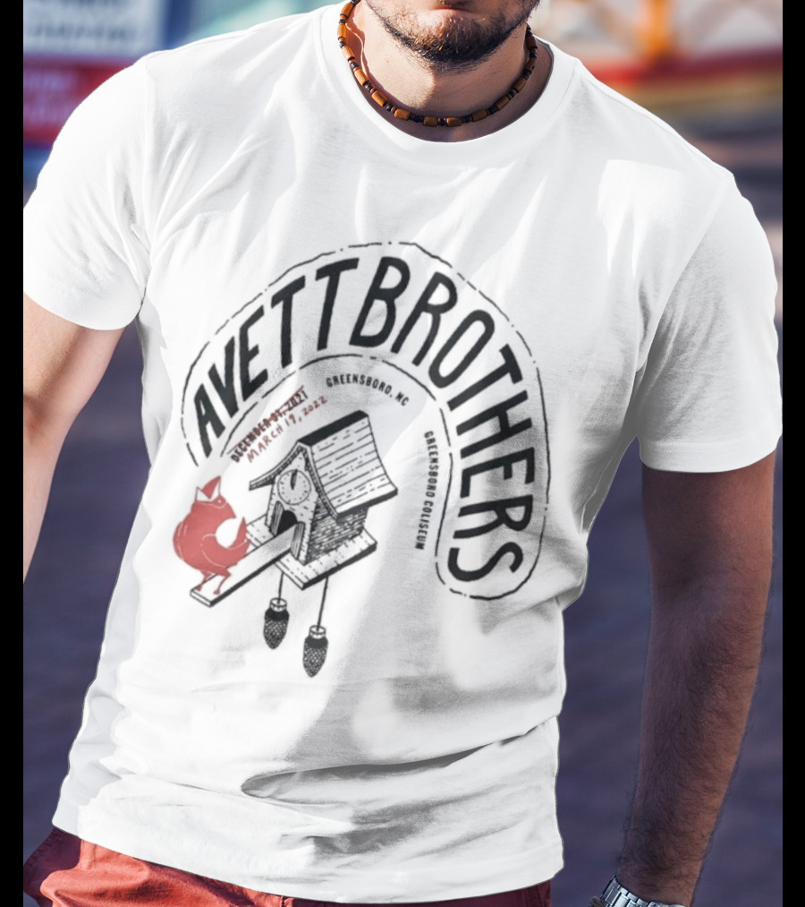 Avett Brothers Greensboro Coliseum NYE 2021 2022 Event Artwork T-Shirt
