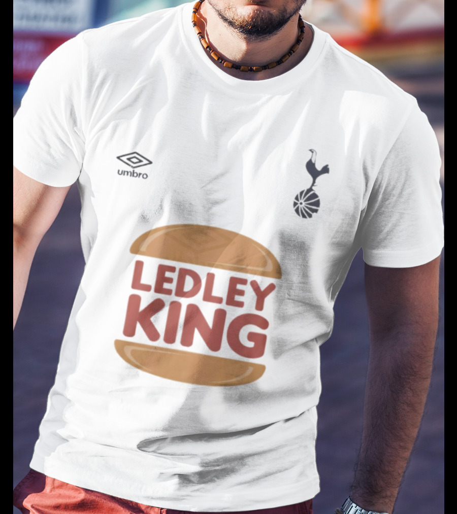Tottenham Hotspur Umbro Ledley King Burger Logo T-Shirt