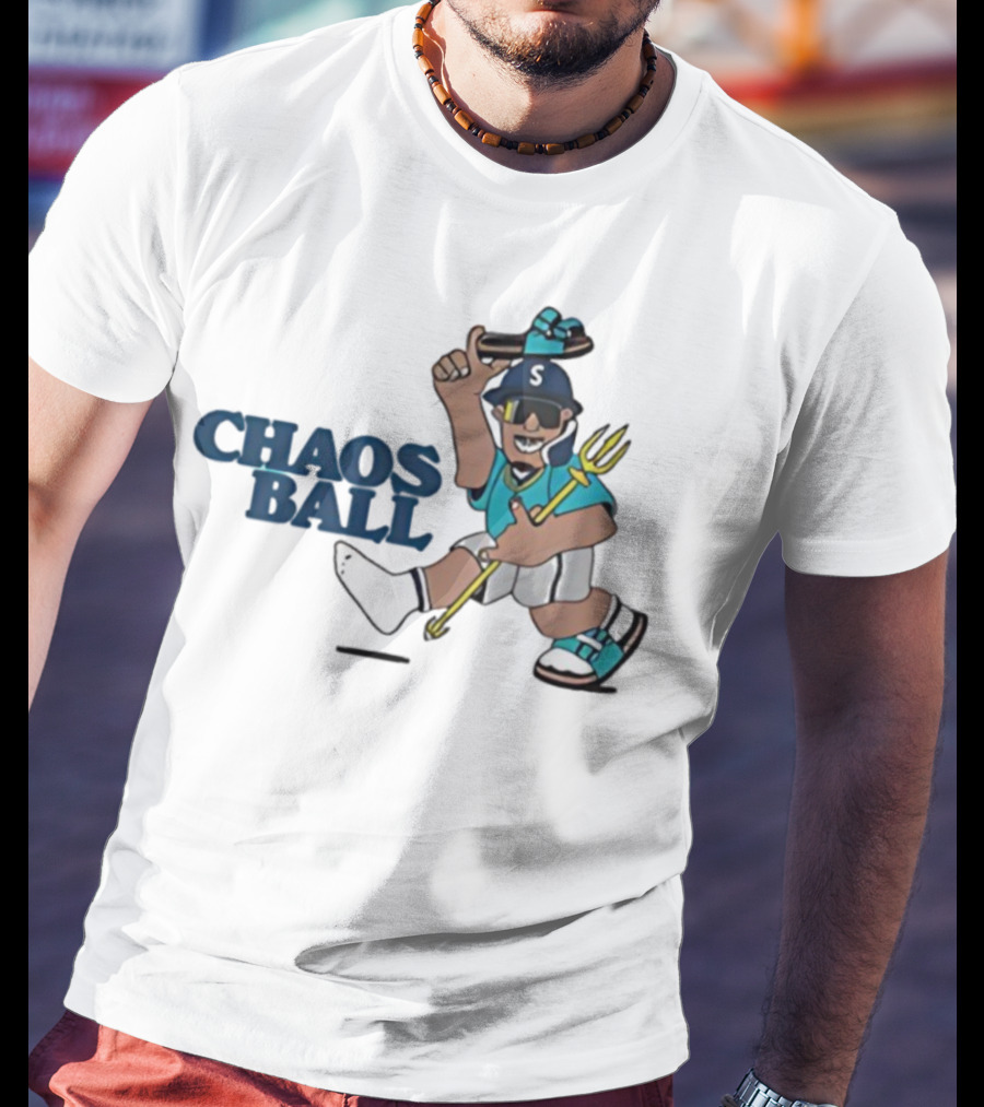 Trillblazin Chaos Ball Seattle Mariners Mascot Design T-Shirt
